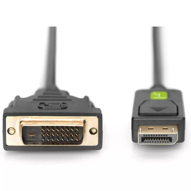 Kabel Techly Monitor DisplayPort do DVI 2 m ICOC DSP-C-020, 2 m, DVI-D, DisplayPort, Męski, Męski, 1920 x 1080 (HD 1080)