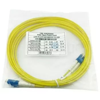 Kabel światłowodowy BlueOptics SFP3131BU1.5MK LC G.657.A1 1,5 m Żółty