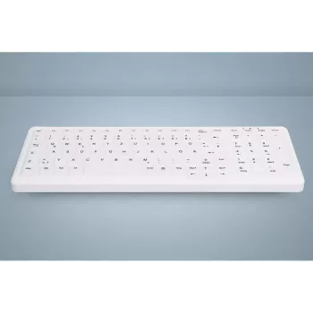 Klawiatura medyczna Active Key AK-C7000F-UVS-W/CH, USB, biała, pełnowymiarowa, przewodowa, membranowa, podświetlenie LED