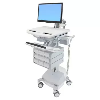 Wózek multimedialny Ergotron StyleView Aluminium szary biały