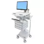 Wózek multimedialny Ergotron StyleView Aluminium szary biały