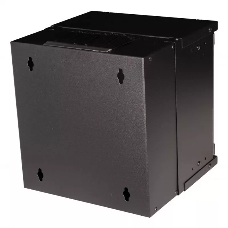 Szafka rack wisząca EQUIP EWM-06-3030-B 6U, szerokość użytkowa 312 mm, głębokość regulowana 300–330 mm, czarna