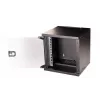 Szafka rack wisząca EQUIP EWM-06-3030-B 6U, szerokość użytkowa 312 mm, głębokość regulowana 300–330 mm, czarna