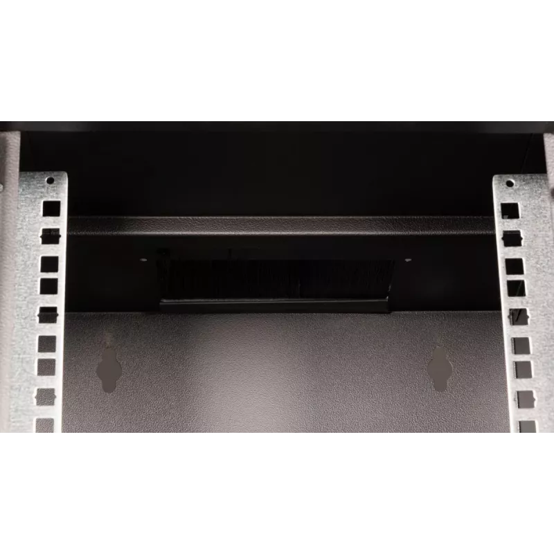 Szafka rack wisząca EQUIP EWM-06-3030-B 6U, szerokość użytkowa 312 mm, głębokość regulowana 300–330 mm, czarna