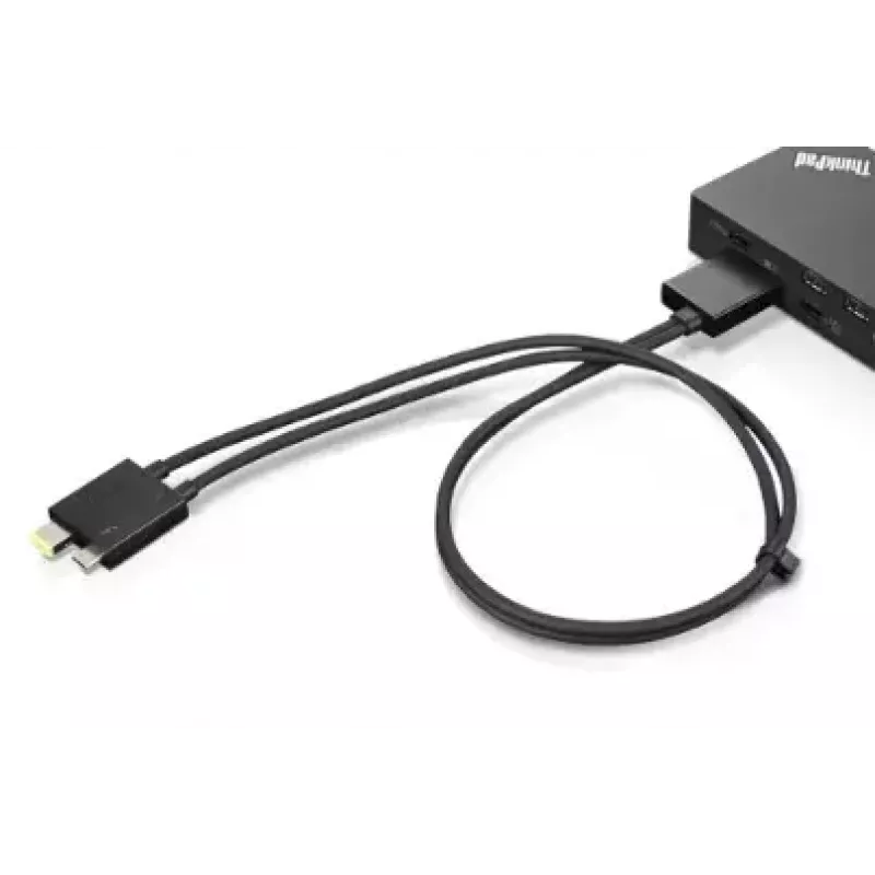 Lenovo 4X90U90616 Adapter graficzny USB Czarny