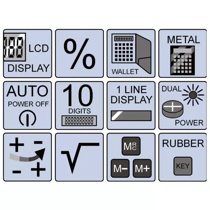 Kalkulator podstawowy Olympia LCD 1110 kieszonkowy srebrny