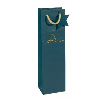 Torba na prezent Sigel GT036 niebieska 100x80x350 mm