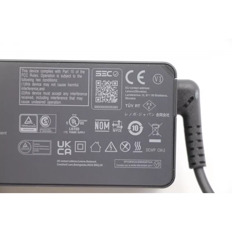 Lenovo 5A10W86251 zasilacz/inwerter Wewnętrzny 65 W Czarny