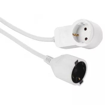 Przedłużacz Hama Powerplug 3 m 2 gniazda AC wewnątrz Biały