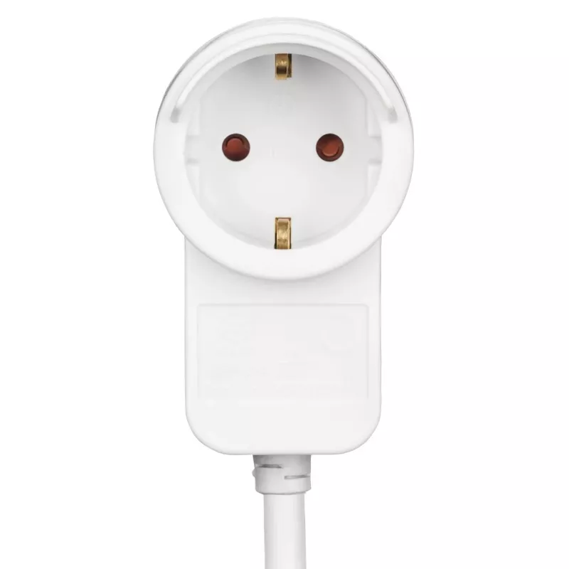 Przedłużacz Hama Powerplug 3 m 2 gniazda AC wewnątrz Biały