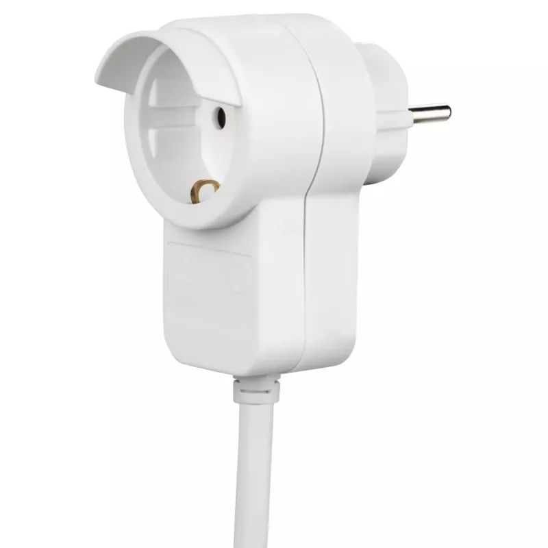 Przedłużacz Hama Powerplug 3 m 2 gniazda AC wewnątrz Biały