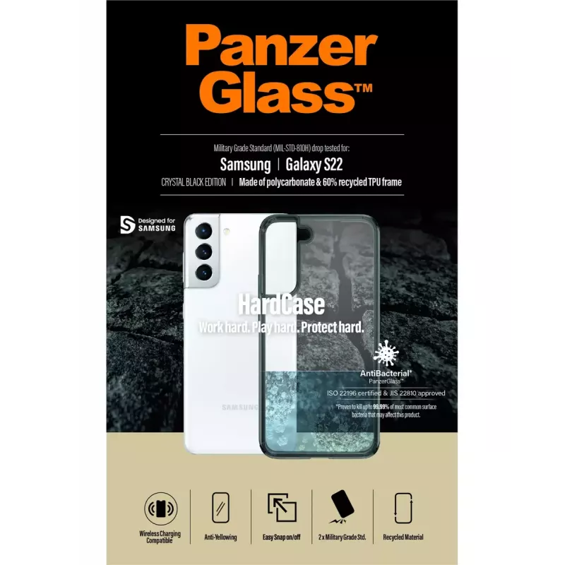 HardCase Cover PanzerGlass do Samsung Galaxy S22 Transparent