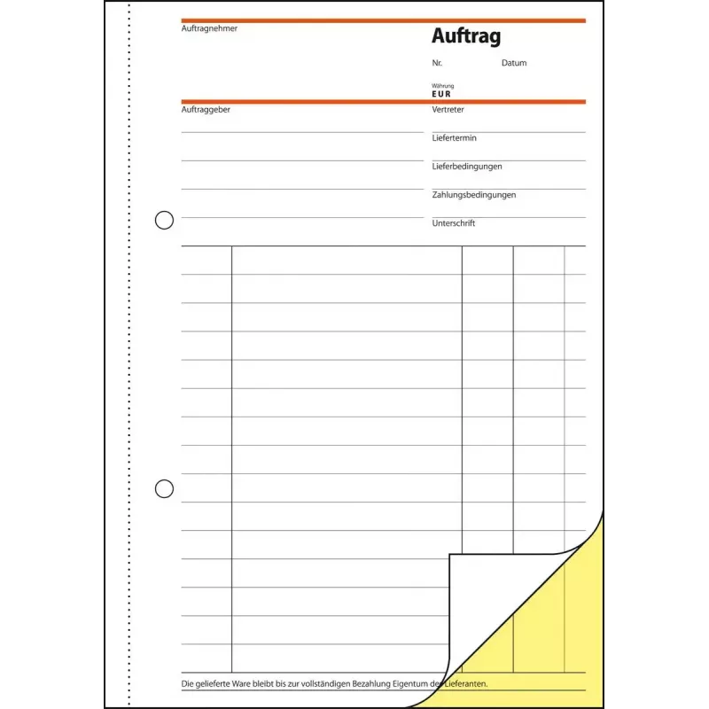 Formularz biznesowy Sigel SD001 zielony A5 80 arkuszy