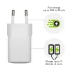 Ładowarka sieciowa USB-C 30W + USB-A 18W d bramante — model CH18EUWH7082, Biały, AC 110–240V