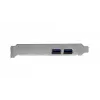 EXSYS EX-11049 Wewnętrzny adapter USB 3.2 Gen 1 PCIe Czarny Srebrny