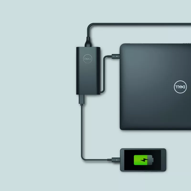 DELL PA901C zasilacz sieciowy Wewnętrzny 90 W Czarny