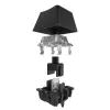 Hama MKC-650 klawiatura Biurowa USB QWERTZ Niemiecki Antracyt, Czarny