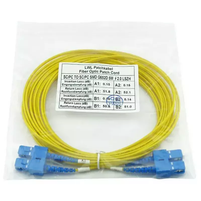 Kabel światłowodowy BlueOptics CAB-SMF-SC-SC-15 15 m G.657.A1 SC SC