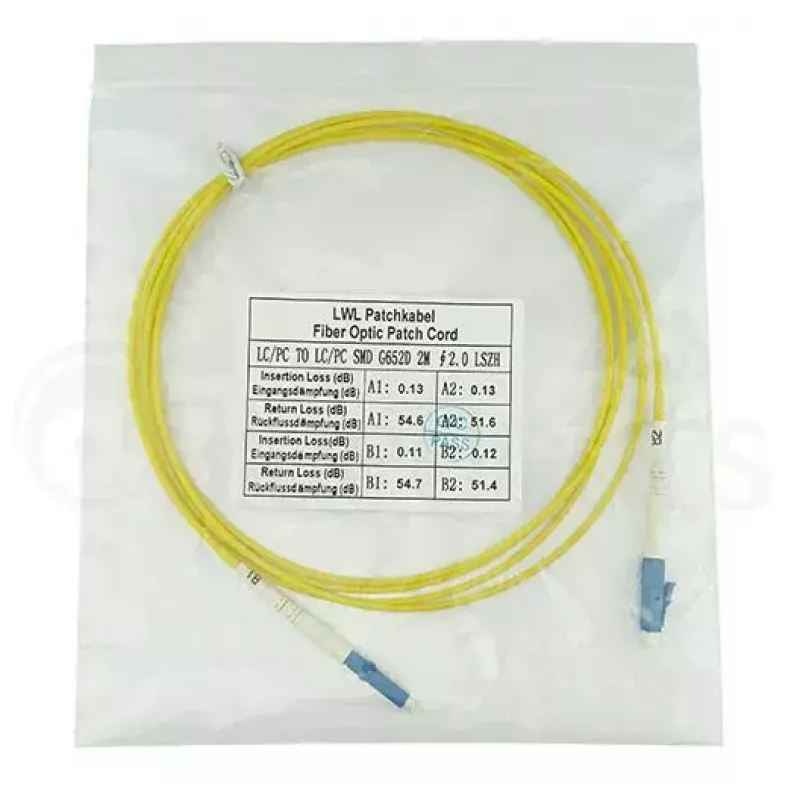 BlueOptics SFP2121BU1MK kabel światłowodowy InfiniBand 1 m LC żółty