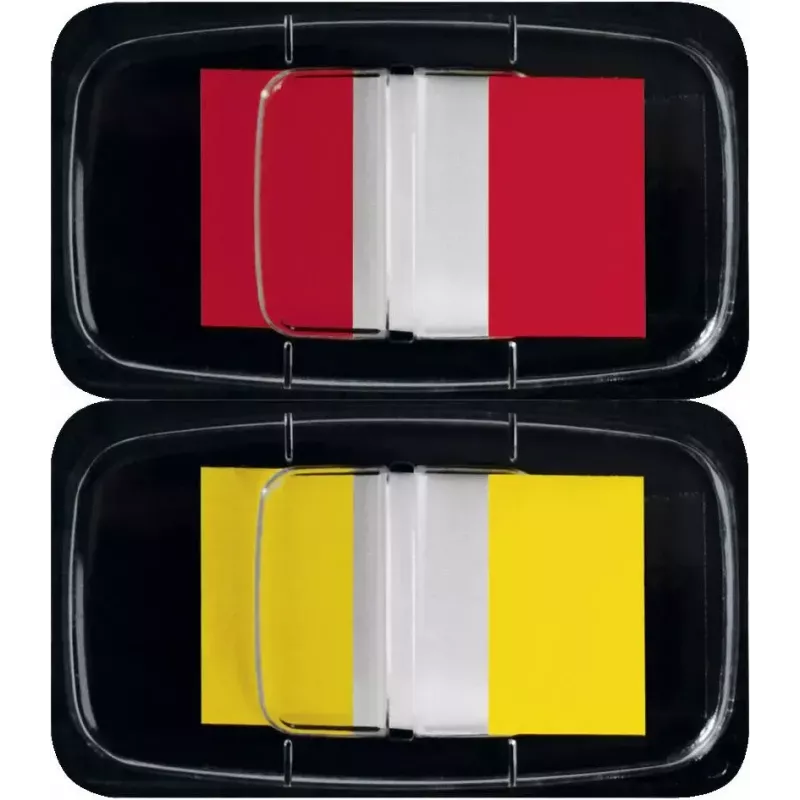Zakładka Sigel HN496 elastyczna czerwono-żółta 100 szt.