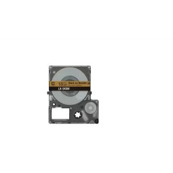 Taśma etykietowa Epson LK-5SBM czarno-srebrna termotransferowa 1,8 cm