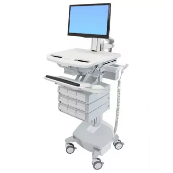 Wózek multimedialny Ergotron StyleView Aluminium Szary i Biały