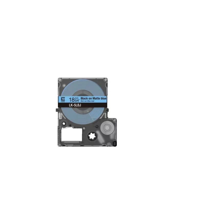 Taśma etykietowa Epson LK-5LBJ czarno-niebieska termotransferowa 1,8 cm