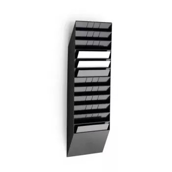 Stojak na literaturę Durable FLEXIBOXX 12 półek Czarny