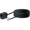 Kabel sieciowy Schwaiger 10m RJ-11 - RJ-11 Czarny