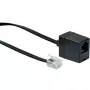 Kabel sieciowy Schwaiger 10m RJ-11 - RJ-11 Czarny
