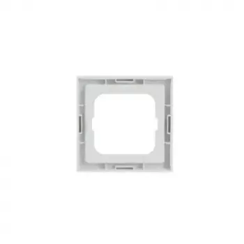 Osłona włącznika elektrycznego Busch-Jaeger 1721-884K, bezwkrętowa, biała, termoplastyczna, 80 × 80 × 11 mm