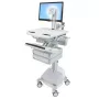 Wózek multimedialny Ergotron StyleView Aluminium szary biały