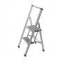 Drabina domowa Wenko 601011100 Aluminiowa składana drabinka stołkowa 2-stopniowa