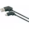 Kabel USB Schwaiger LKW 120 M 1,2 m USB A Micro-USB B Czarny