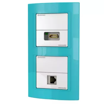 Gniazdo RJ-45 + HDMI Kindermann 7456 000 543