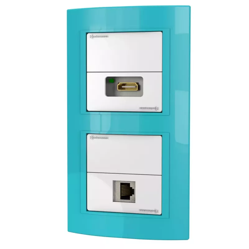 Gniazdo RJ-45 + HDMI Kindermann 7456 000 543