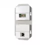 Gniazdo RJ-45 + HDMI Kindermann 7456 000 543