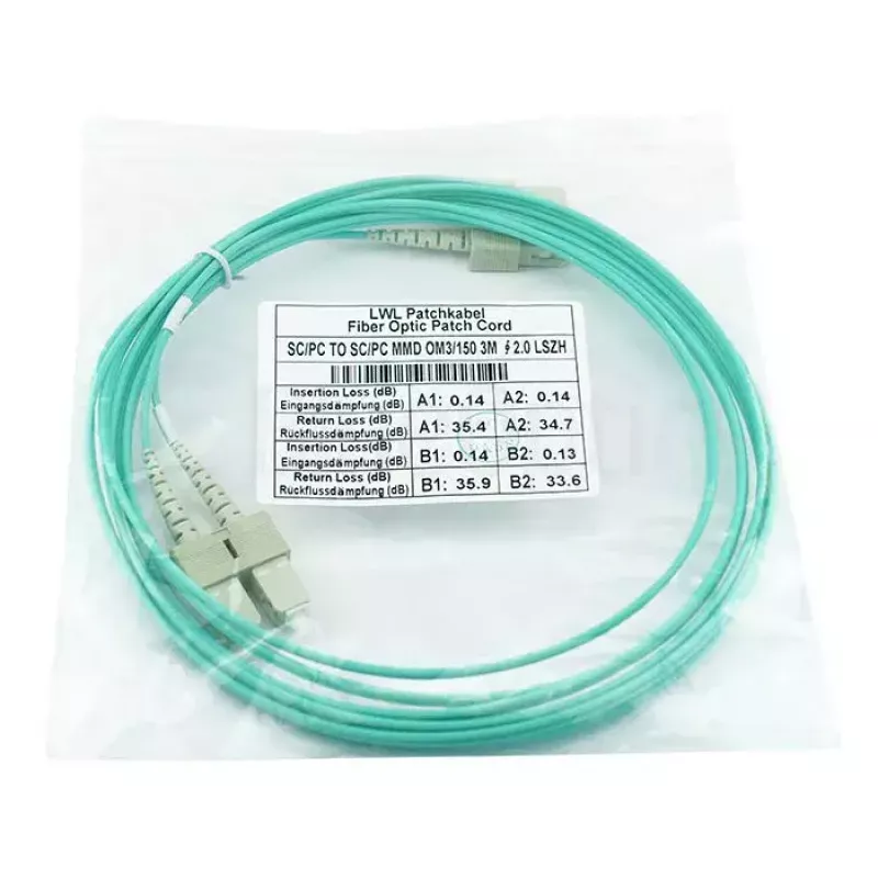 Kabel światłowodowy BlueOptics SFP3232EU10MK InfiniBand 10 m SC Aqua