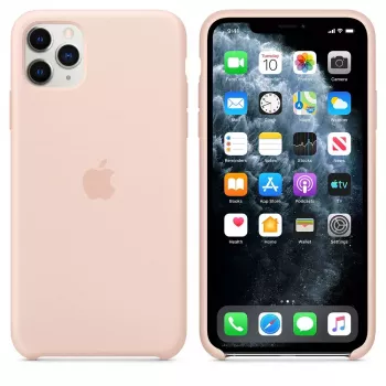 Etui Apple iPhone 11 Pro Max silikonowe Pink Sand