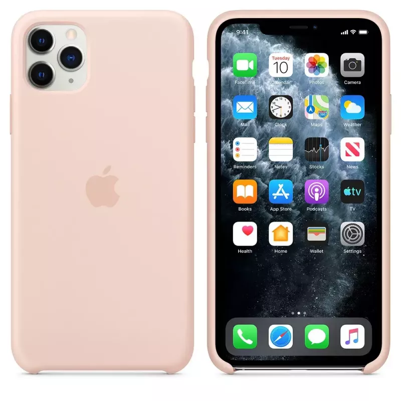 Etui Apple iPhone 11 Pro Max silikonowe Pink Sand