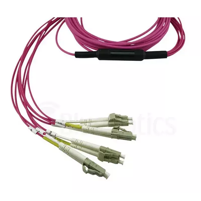 BlueOptics CBL-MPO12-4LC-OM4-3M-BO InfiniBand światłowodowy kabel 4x LC MPO 3m