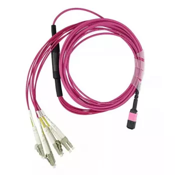 BlueOptics CBL-MPO12-4LC-OM4-3M-BO InfiniBand światłowodowy kabel 4x LC MPO 3m