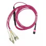 BlueOptics CBL-MPO12-4LC-OM4-3M-BO InfiniBand światłowodowy kabel 4x LC MPO 3m