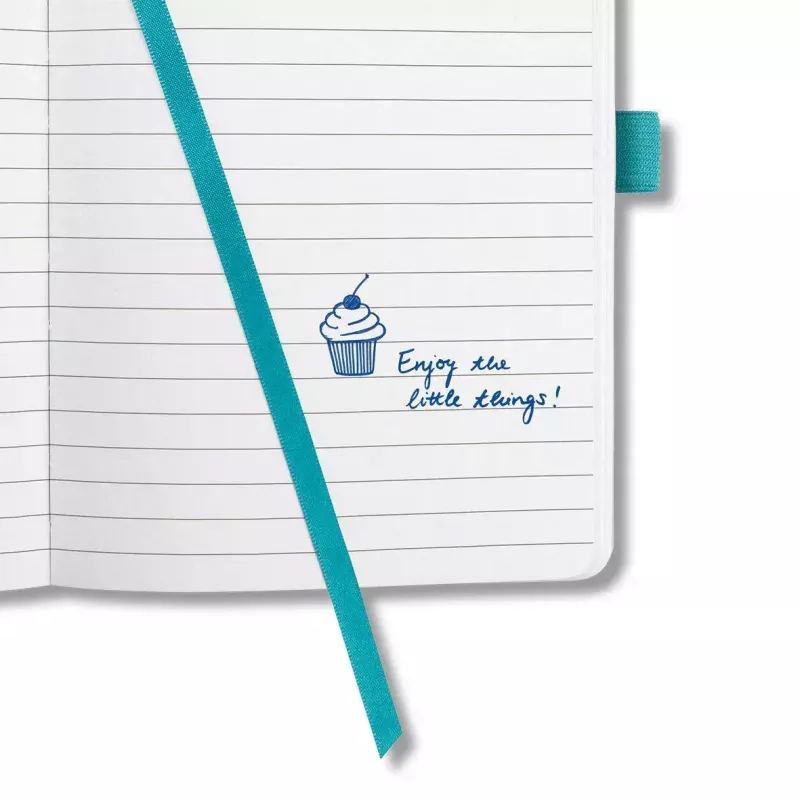 Notatnik Sigel JN103 A5 174 kartki Aqua zielony