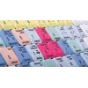 klawiatura Logickeyboard LKB-CBASE-AJPU-DE Office USB QWERTZ German Multicolour