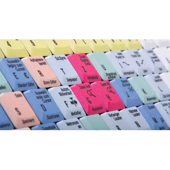 klawiatura Logickeyboard LKB-CBASE-AJPU-DE Office USB QWERTZ German Multicolour