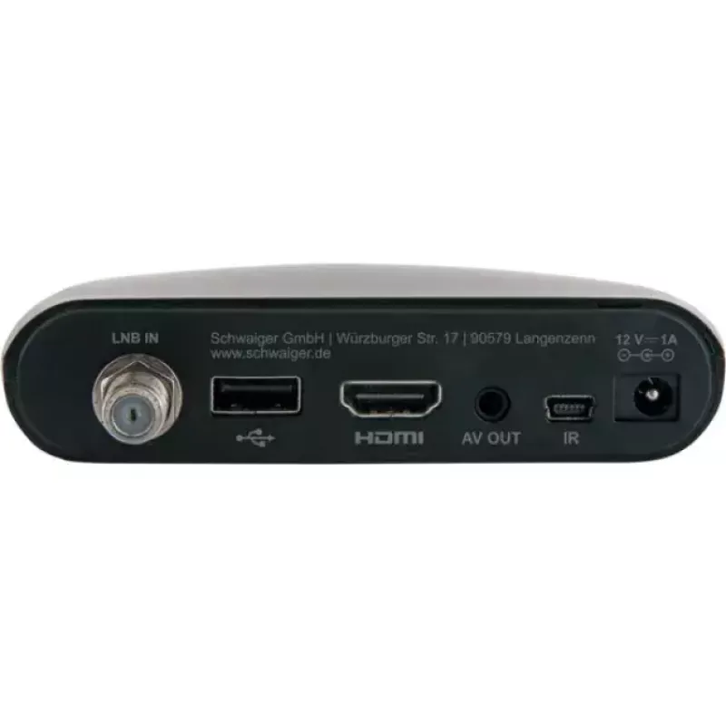 Dekoder Schwaiger DSR400HD Satellite Full HD Czarny