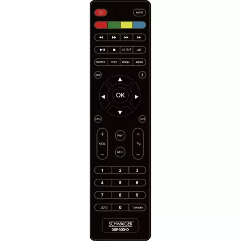 Dekoder Schwaiger DSR400HD Satellite Full HD Czarny