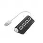 Hama Hub USB, 4 porty, USB 2.0, 480 Mbit/s, czarny