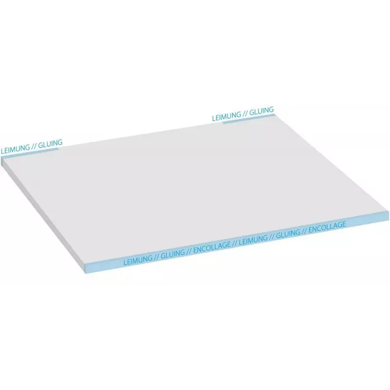 Podkładka na biurko Sigel HO580, powierzchnia papierowa, czarno-biała, 595×410 mm, 3 mm